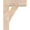 Ekena Millwork Traditional Block Smooth Bracket w/ Offset Brace, Douglas Fir, 5 1/2"W x 14"D x 18"H BKT0604X14X18TRA05SDF - alternate 2